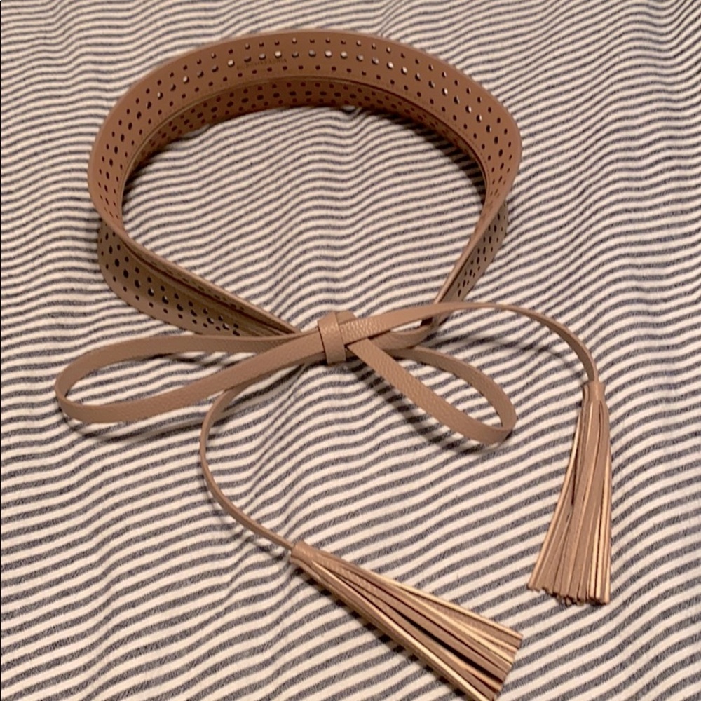 Leather belt